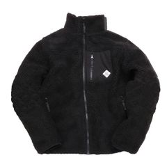 冬 防寒 ■シープボア スタンド襟 ジャケット ブラック(全14色)