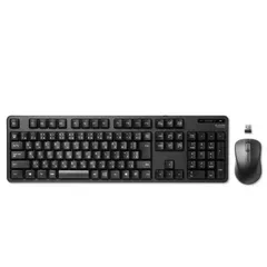 【新品 未使用 未開梱】 エレコム　ELECOM　無線キーボード／メンブレン式／フルサイズ／マウス付／ブラック　TK-FDM106MBK