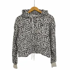 プーマ PUMA クラシック クロップドフーディー レオパード レディース JPN：S のサムネイル
