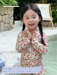 キッズ 水着 女の子 子供 ワンピース水着 90 100 110 120 130 140 かわいい 子供用 キッズ水着 子供水着 ガールズ ワンピース 長袖 スイムウエア プール フリル 幼稚園 保育園 小学生 M0jP842