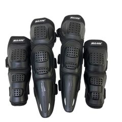 【美品】 SULAITE 膝・肘 プロテクター セット ブラック系　黒系　14865-100