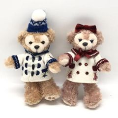 ダッフィー シェリーメイ ぬいぐるみバッジ 冬限定 ダッフルコート