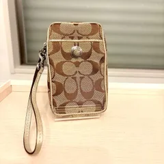 《クーポン配布中》コーチ シガレットケース シグネチャー柄【COACH】