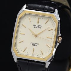 오리엔트 수영 100 C252M7-40 아이보리 문자판 QZ 남성 시계 NSY 2000000 NSK