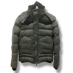 AKM エイケイエム CASHMERE TWEED DOWN JKT カシミアツイードダウンジャケット レイヤード フード取り外し可 B154 灰色 黒 ダークグレー ブラック XLサイズ メンズ 冬 有明ガーデンrecollect店 42 No.B10251