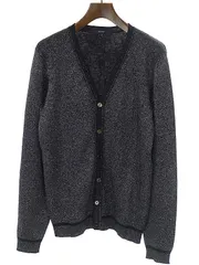 GUCCI グッチ 09AW ウールラメニットカーディガン シルバー Lのサムネイル
