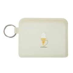 ☆ ソフトクリーム ☆ pgdesign ピージーデザイン FLAPPO デザイン ポーチ 小さい ポーチ 小物入れ ミニポーチ ブランド ピージーデザイン FLAPPO フラッポ 薬ケース 持ち運び ミニ 財布 透明 子供 コインケース 小銭入れ