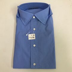 Maker'sShirt 鎌倉シャツ　長袖シャツ　青　38-82