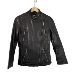 do13 MICHAEL KORS レザー ジャケット 羊革 レディースL相当