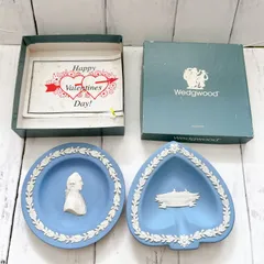 WEDGWOOD ウェッジウッド ジャスパー　小皿　飾り皿　2枚まとめセット！ワールドクルーズ1994＆キャプテン