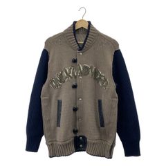 sacai / サカイ | Eric Haze Code Embroidery Knit Blouson エリック