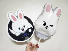 Stray Kids(ストレイキッズ・スキズ・SKZ) カルマ ポップアップ 特典 SKZOO リービット(Leebit) うちわ 風船