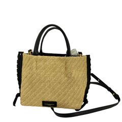TOPKAPI アバカバッグ2wayショルダーバックベージュ✖️ブラックレザー