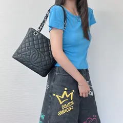 【中古】CHANEL シャネル ココマーク マトラッセ チェーンショルダーバッグ 肩掛け ブラック キャビアスキン 15番台 ヴィンテージ レディース【中古美品】HIBUOCHI VINTAGE