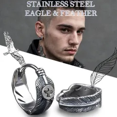 ユニセックス ピアス おしゃれ 人気 アンティーク風 シルバー フェザー 軽量