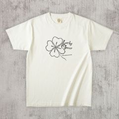 グラフィックTシャツ　Lucky Clover Mono / Black