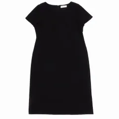 pierre cardin ピエールカルダン ブラックフォーマル ワンピース 半袖 喪服 サイズ42 ブラック 黒 レディース 【中古】