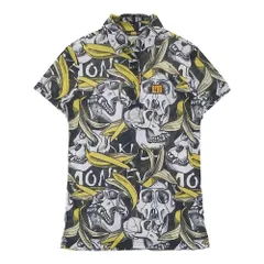 サイズ：S LOUD MOUTH ラウドマウス ; 半袖ポロシャツ スカルモンキー ホワイト系 [240101430478] ゴルフウェア レディース ストスト