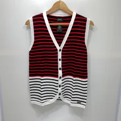 DIESEL ボーダー ニットベスト M マルチカラー