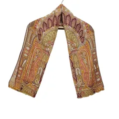 ETRO(エトロ) ストール(ショール)美品  - ブラウン×ライトブラウン×マルチ ウール、シルク