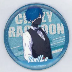 【中古】バッジ・ピンズ VanilLa グリッター缶バッジ 「Crazy Raccoon×GiGO コラボカフェ」