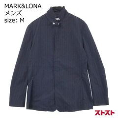 マークアンド ジャケット 2WAY ブルゾン レイン L〜XL相当 白 総柄 黒