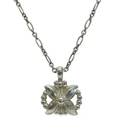  　1998　イヤーペンダント　ネックレス　シルバー 北欧デンマーク1998'sGeorg JensenジョージジェンセンHeritage