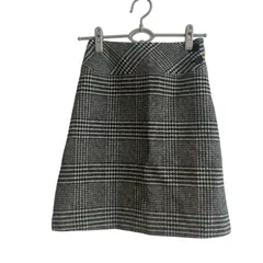 LB1 UNTITLED アンタイトル チェック柄スカート グレー レディース 0サイズ