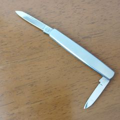 昭和レトロ•ステンレス折りたたみナイフ