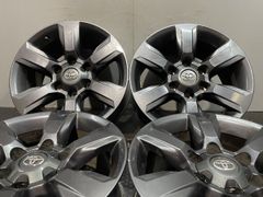 トヨタ 150系ランクルプラド 中期 アルジェントクロス 純正ホイール 17インチ 4本 7.5J6HPCD139.7+25 ハイラックス/ハイエースにも　(MHC392)