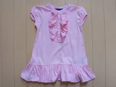 ラルフローレン ralph lauren アウトレット 子供服 女の子 90cm ベビー服 半袖 ワンピース ピンク カットソー 春 夏 ★3 ガールズ 女児 キッズ ベビー 【中古】 ユーズド リサイクル 古着 子ども服 こども