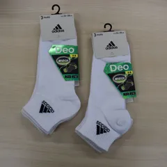 まとめ売り 靴下 お買い得６足セット adidas 26～28㎝ 消臭　7 ＜新品＞