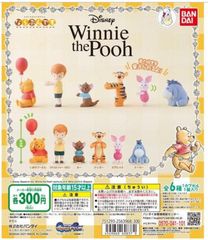 単品販売♯くまのプーさんディズニーならぶんです１ガチャガチャミニチュアフィギュア