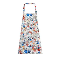 [SFTRADE] エプロン 女性用 首掛け 北欧風 花柄シンプル 防水 大容量ポケット 汚れにくい シワ防止 料理教室用 カフェ 保育士 (マルチカラー#18) 1