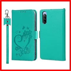 【匿名配送】グリーン_SONY Xperia 10 III SONY Xperia 10III ケース Xperia 10 III Lite 手帳型 Sog04