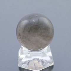 スモーキークォーツ丸玉 31.2mm 42.3g 天然石・置物 煙水晶 厄除け 除障 魔除け 破魔 台座は付属しません