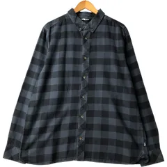 古着 ザノースフェイス THE NORTH FACE バッファローチェック 長袖 ボタンダウン フランネルチェックシャツ メンズXL相当/eaa545619