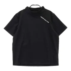 ゴルフの季節到来！初期　パシフィックゴルフクラブ　黒のポロシャツ 刺繍ゴルファー ハイプゴルフ」×「パシフィック ゴルフ クラブ」 アーティストの