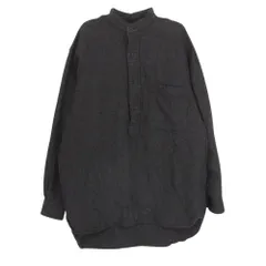 24SS COMOLI コモリ ウールシルクプルオーバーシャツ 1 未使用 COMOLI - 24SS COMOLI コモリ ウールシルクプルオーバーシャツ 1