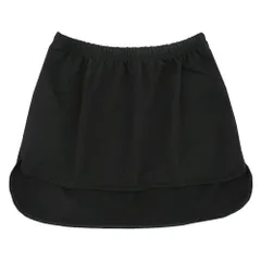 付け裾 レイヤードインナー 重ね着風 体型カバー Tシャツ裾 お尻隠し サイドスリット フェイクレイヤード オシャレ ウエストゴム S-3L 黒 白 za-001