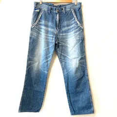 日本製◎ (^w^)b EDWIN エドウィン 103RS コットン100% デニムパンツ ジーンズ JEANS ジーパン Gパン ウォッシュ加工 ストレート ボトムス ナチュラル インディゴブルー メンズ 男性 サイズL