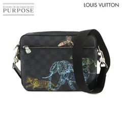 新品同様 ルイ ヴィトン LOUIS VUITTON ダミエ グラフィット トリオ ...