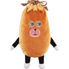 【新品・送料無料】パンどろぼう ぬいぐるみ巾着 なぞのフランスパン【ゆうパケット(ポスト投函)でお届け】