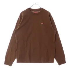 SUPREME (シュプリーム) 23SS Small Box Logo L/S Tee スモールボックスロゴ長袖Tシャツ ブラウン