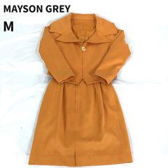 MAYSON GREY メイソングレイ 上下 セットアップ ジャケット スカート オレンジ M 【送料無料】 MID