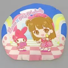 【中古】抱き枕カバー・シーツ・ブランケット B.ラブ＆マイメロディ/ベリー＆クロミ ダイカットクッション 「オシャレ魔女 ラブandベリー×サンリオキャラクターズ」