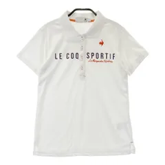サイズ：L LE COQ GOLF ルコックゴルフ  半袖ポロシャツ  ホワイト系 [240101394187]# ゴルフウェア レディース ストスト