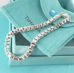 美品 TIFFANY&Co.【AG925】ベネチアン　ブレスレット 箱付き