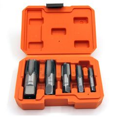 特価商品 GOOMAND 管用 ねじ修復NPTタップ 1/8 1/4 3/8 1/2 3/4 GCR15軸受け鋼 ネジ山補修キット パイプ内ねじ修復用 5pcs