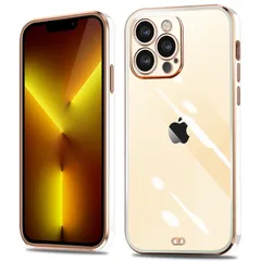 iPhone 13 pro ケース クリア アイフォン 13 プロ ケース 透明 耐衝撃 TPU 薄型 軽量 カバー 落下防止 一体型 人気 かわいい 軽?薄 全面保護アイフォンケース 型(ホワイト) 0